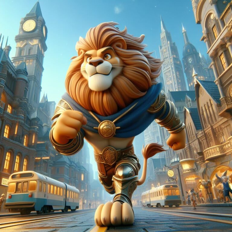 Cuento Leo el León y la Gran Aventura Urbana