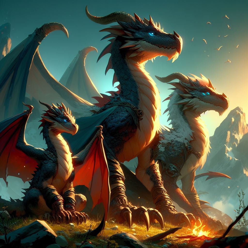 Cuento El Viaje de los Dragones Hermanos