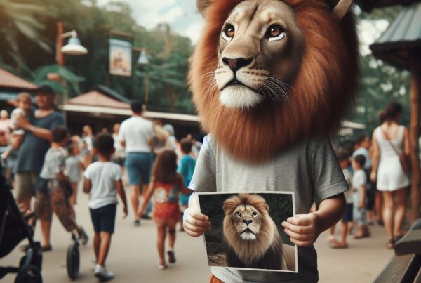 El León y Su Abuelo Perdido