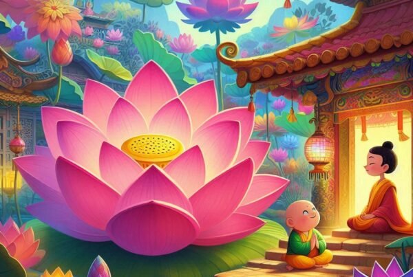 La Flor del Loto y el Pequeño Buda