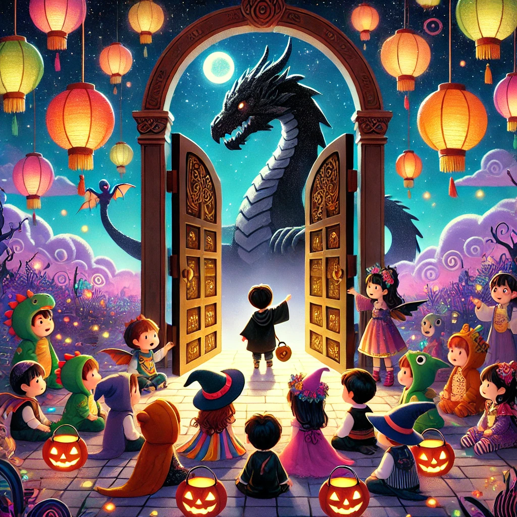 El Dragón de las Sombras y la Fiesta de Halloween