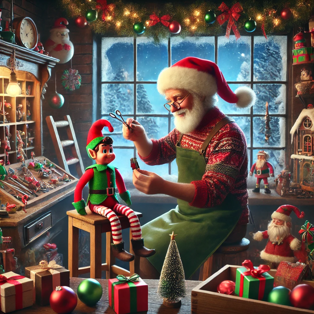 Cuento: El Elfo Inventor y los Juguetes Mágicos