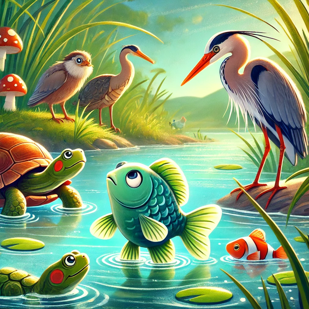 Cuento El Pez Curioso y el Río Sabio