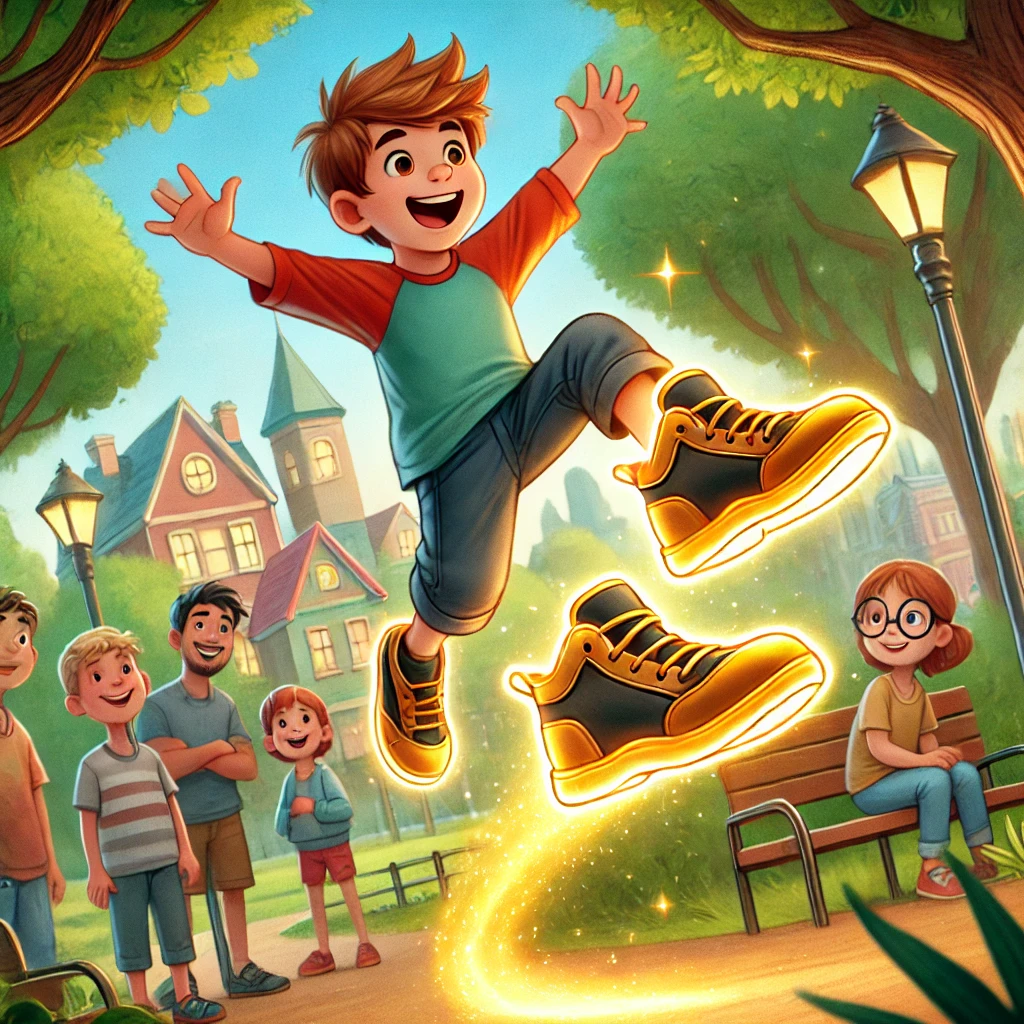Story Max and the Magic Shoes