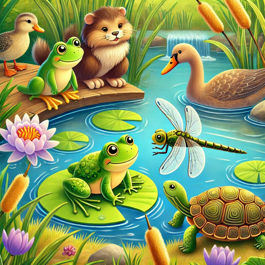 Cuento: Los Amigos del Estanque