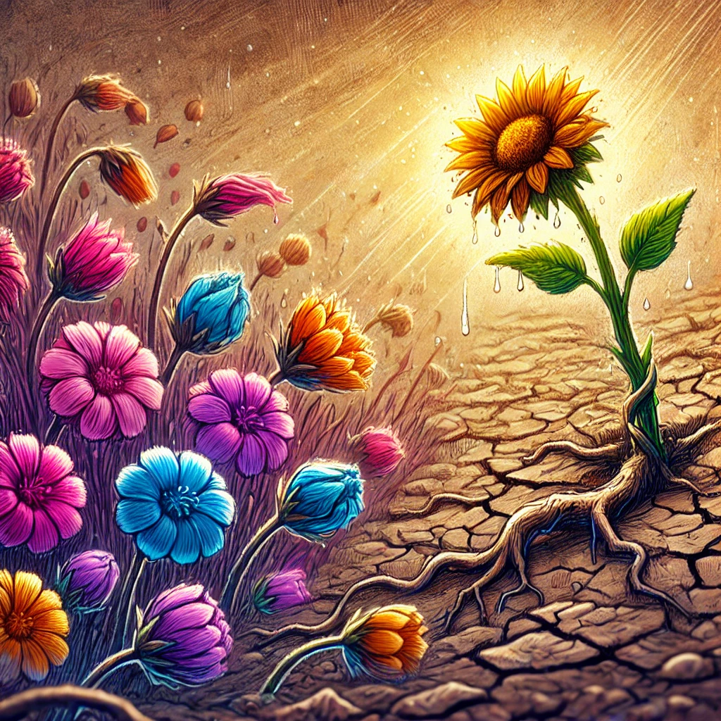 La Flor Solitaria y el Jardín de Amistad