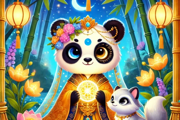 La Princesa Panda Azul: Una Aventura en el Bosque Mágico